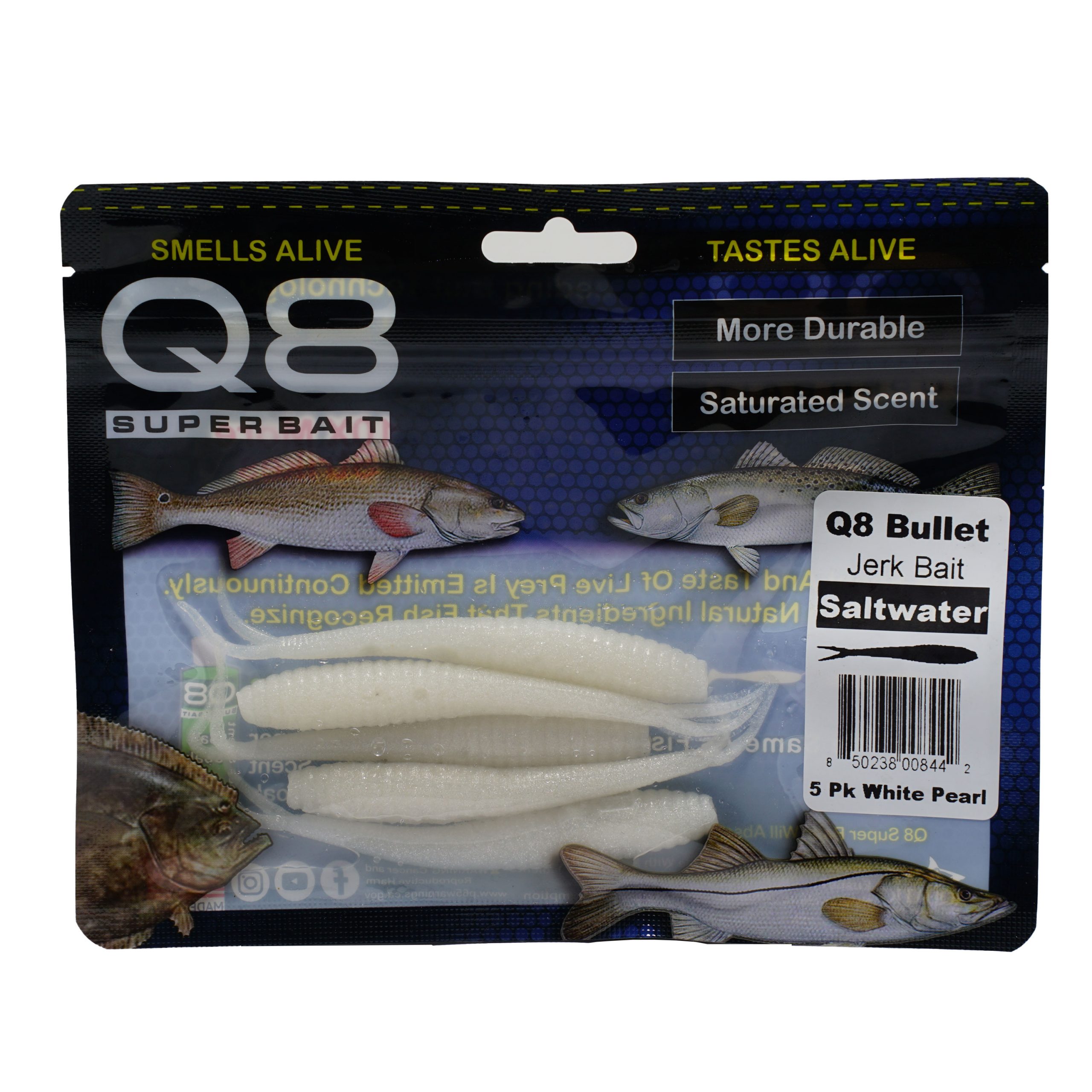 Q8 Bullet Jerk Bait – Fishing Chum By Aquatic Nutrition