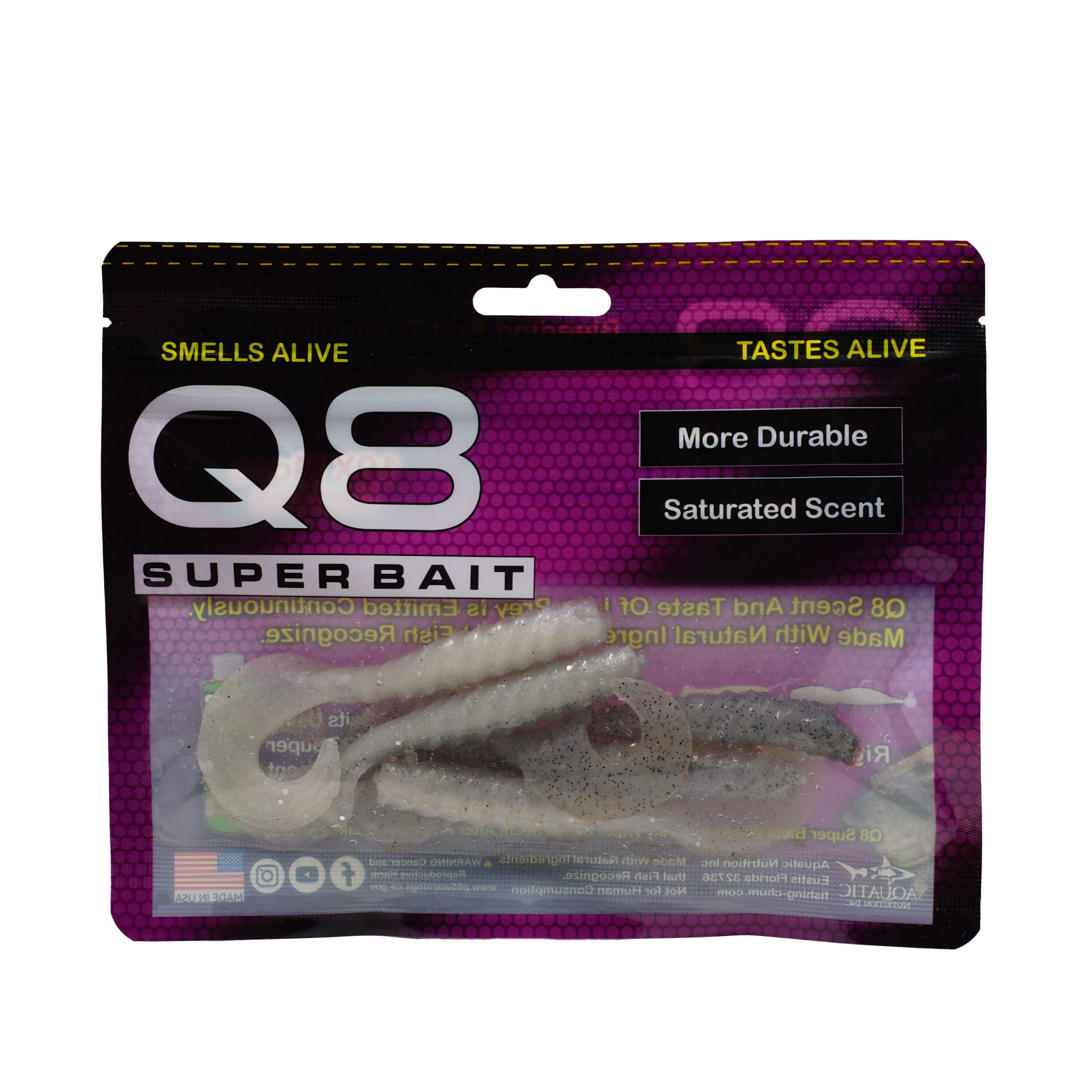 Q8 Curly Tail Swim – Fishing Chum By Aquatic Nutrition