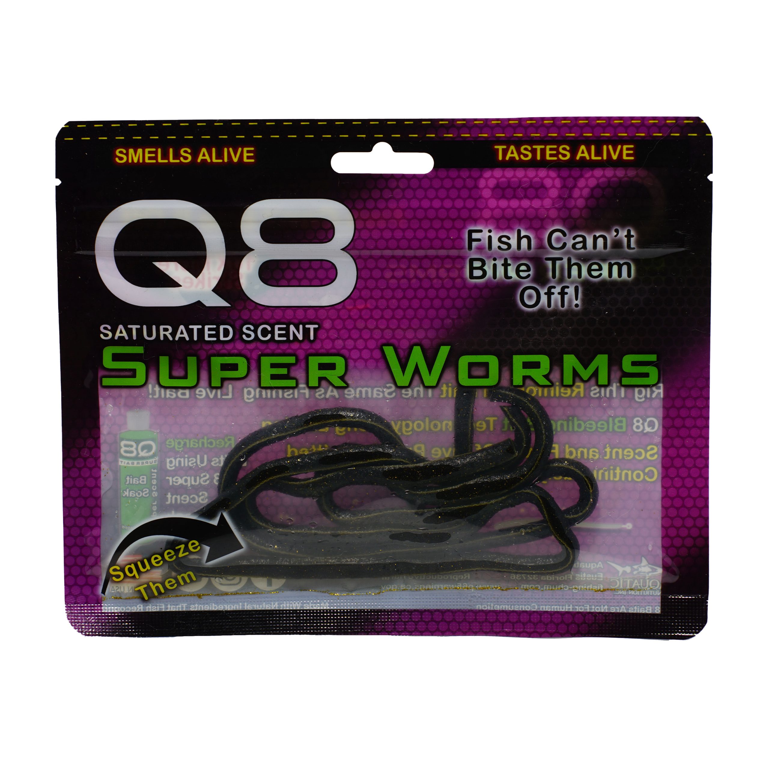 Q8 Super Worms – Fishing Chum By Aquatic Nutrition